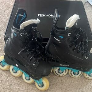 Black and Blue Kids Inline Skates